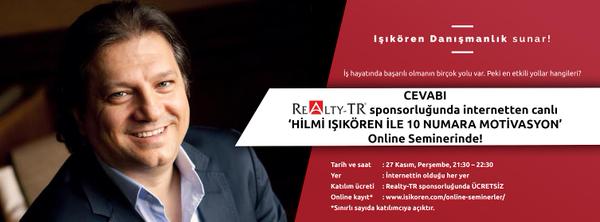 Hilmi Isikoren’in online seminerinin sponsoru
