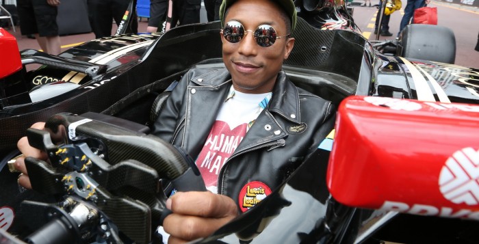 Pharrel Williams Lotus’un Sponsoru Oldu