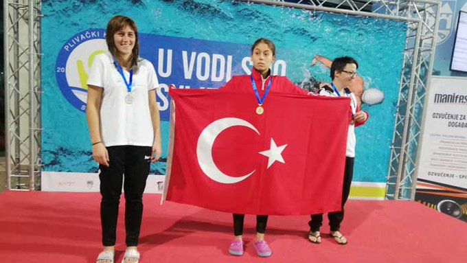 Folkart’ın Sponsoru Olduğu Milli Özel Yüzücümüz Şevval Tekin Altın Madalya Kazandı