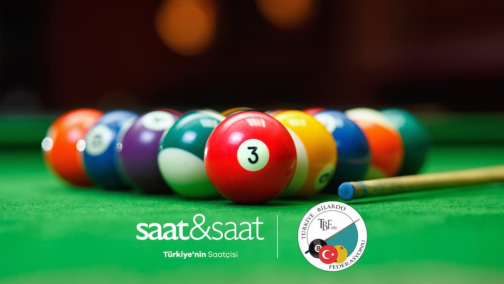 Saat&Saat, Türkiye Bilardo Federasyonu’nun resmi sponsoru oldu