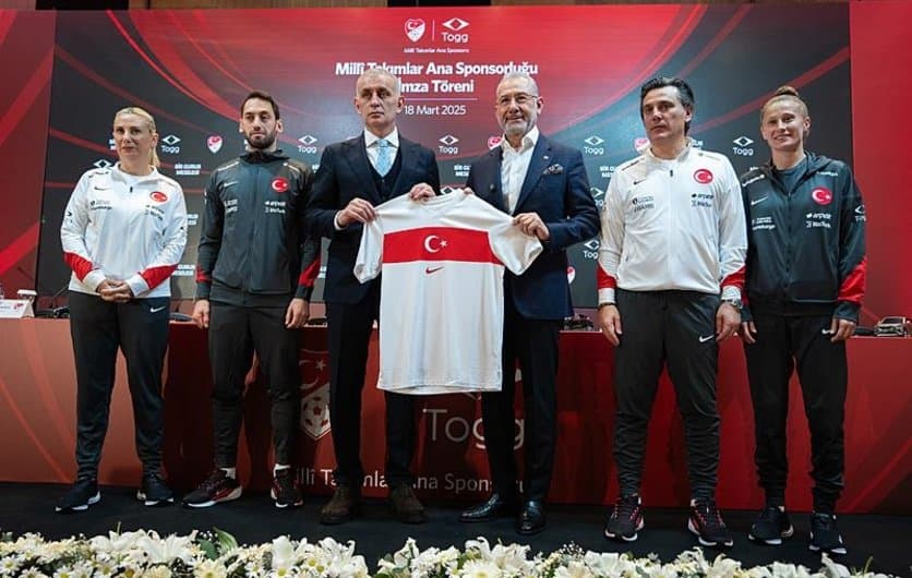 TOGG, Milli Takımlar Ana Sponsoru Oldu