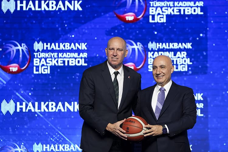 Kadın basketbol liglerinin sponsoru Halkbank oldu